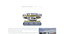 Desktop Screenshot of a1rvrepaironline.com